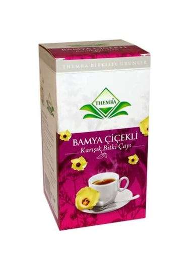 Bamya Çiçekli Çay