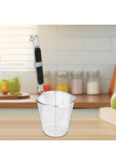 Suntek Kızartma Sepeti Skimmer Mutfak Örgü Süzgeç 35x16cm