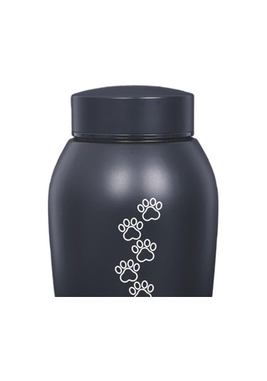 Homyl Paslanmaz Çelik Pet Urn Kremasyon 60 Lbs'ye Kadar Stil-c Altın