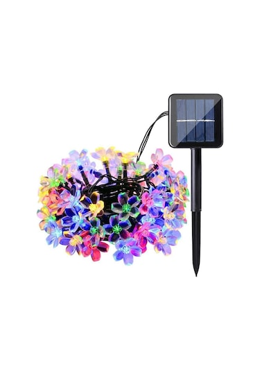 50 Led Papatya Solar 5 M - Rgb 8 Fonksiyonlu