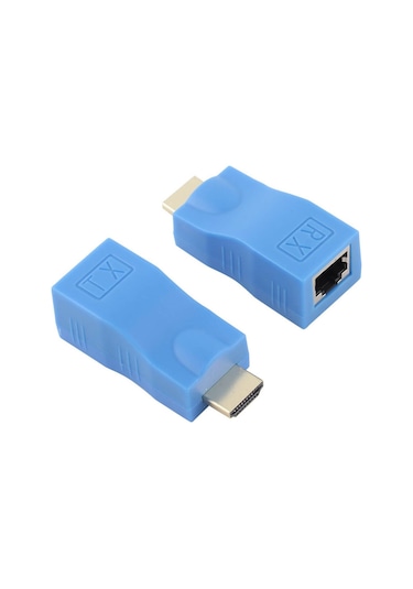 30m Hdmi Extender 4k-2k Hdmı Uzatma Aparatı 3d 1080p - Cat5e Cat6 Hdmı Uzatıcı - 30mt 1080p Görüntü