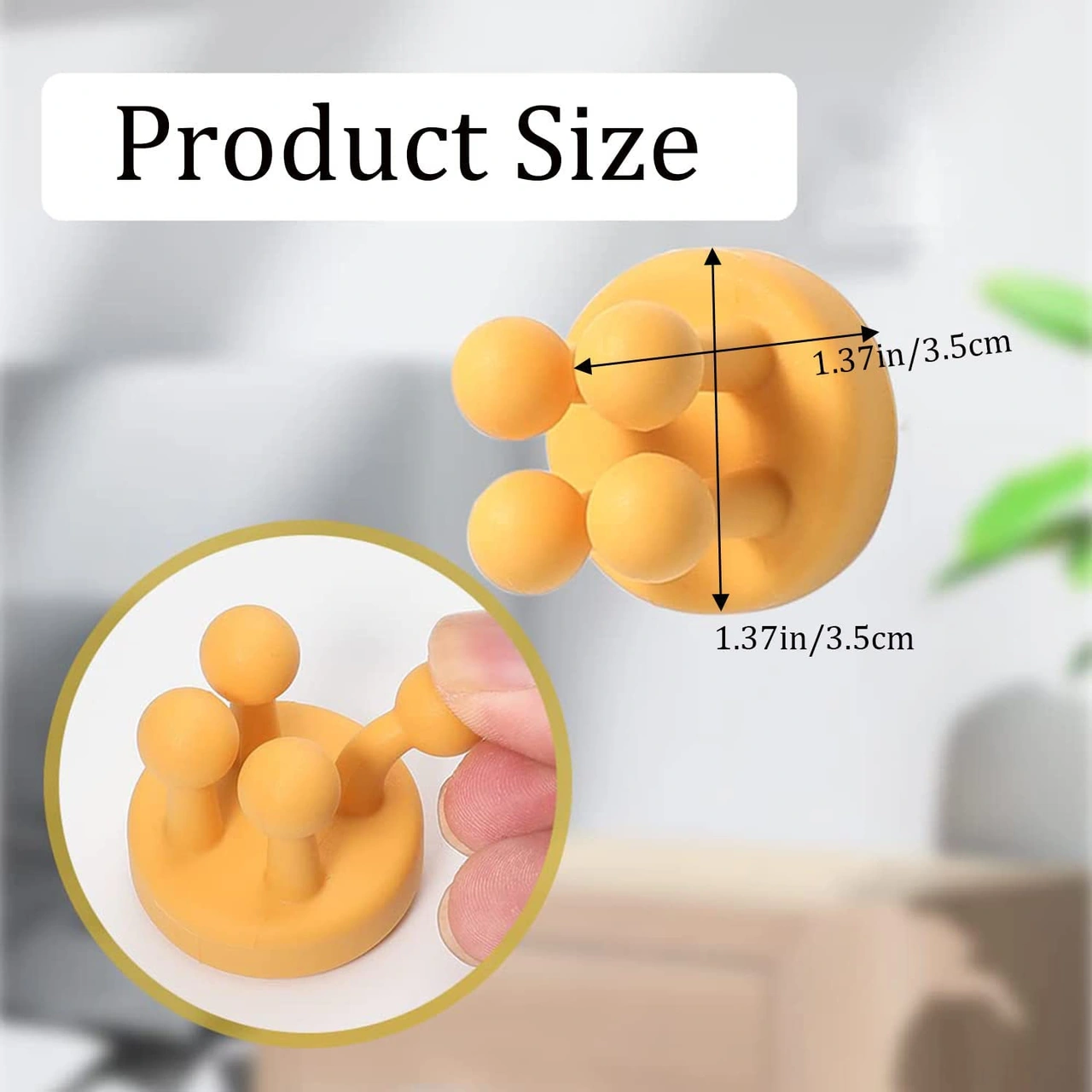 Dianziye Otomatik Yapışkan Silikon Çok Amaçlı Duvar Demiri 6 Adet - Siyah/beyaz - Düz Yüzeyler İçin Siyah