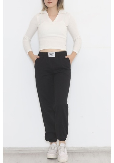 Mokashopin - Armalı Eşofman Altı Siyah - 12556.1778. 001