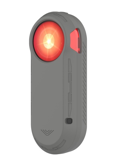 Garmin Varia Rtl515 Bisiklet Işık Bisiklet Radar Koruma Kolu Silikon Kılıf Toz Geçirmez Yumuşak Kapak - Koyu Gri