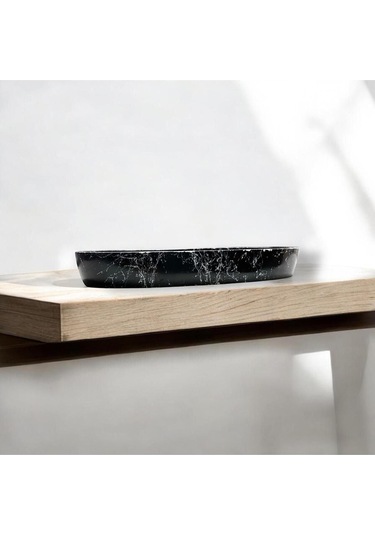 Dekor Dekoratif Tepsi Şık & Modern , Mum Kasesi, Orta Sehpa Obje Çok Amaclı Kase 1