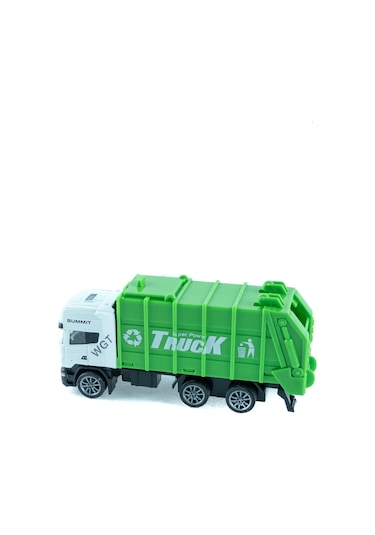 Çöp Kamyonu Oyuncak Metal Mini Çek Bırak 12 Cm