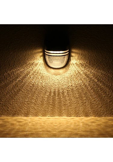 Ximistore9 Güneş Enerjili Bahçe Dekorasyon Lambası, Su Geçirmez, Otomatik Aydınlatma, Uzun Ömürlü, Siyah Renk, Sıcak Işık Siyah