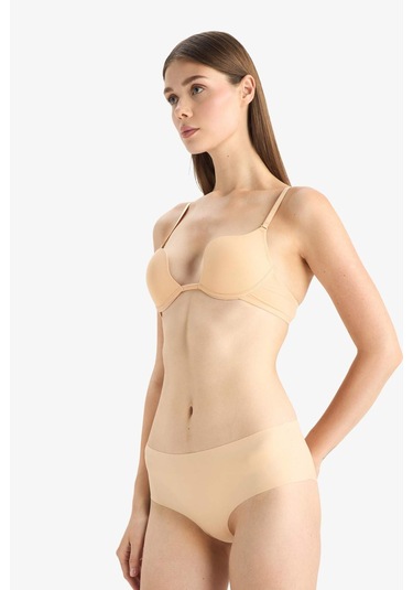 Defacto Micro 2li Hipster Külot-fall İn Love Y8298az25aubg392 Bej