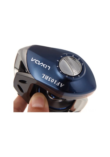 Xindoker Af103 Mavi Sol El Balık Makinesi - 11 Rulmanlı, 6.3:1 Dişli Oranı, Manyetik Fren, Cnc Alüminyum Bobin