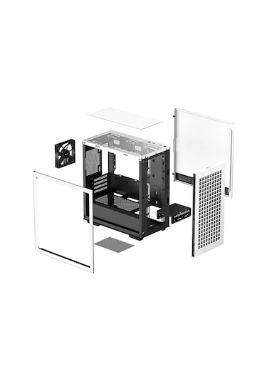 Deepcool CH370 120 MM Micro Atx Kasa Beyaz
