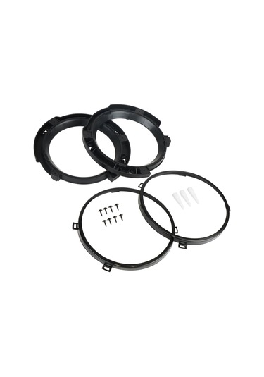Geeroyoo Jeep Wrangler Jk 2007-2017 İçin 7 Inç Siyah Plastik Far Montaj Braketi Ve Halka Seti