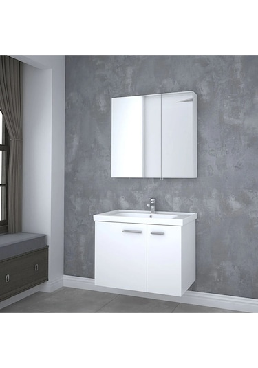 Terra 80 Cm Banyo Dolabı Beyaz