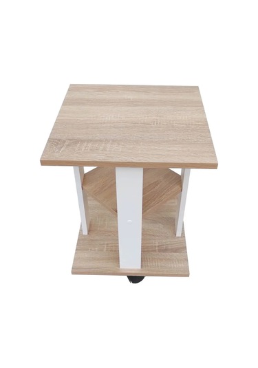 El-ma Kare Şekilinde Kafe Tabletı 137689413 Sombra Meşe