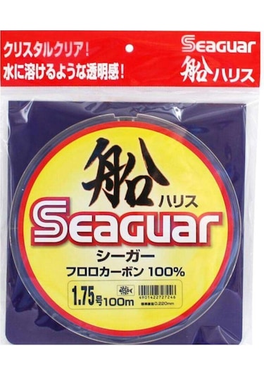 Seaguar Fune Harisu %100 Fluoro Carbon Misina 100mt Standart - 0.205 Mm