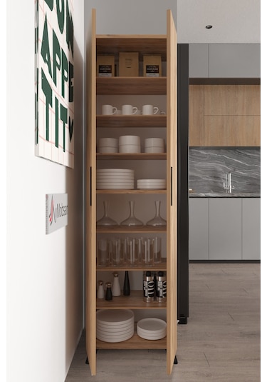 Aras 2 Kapaklı 8 Raflı Boy Dolabı Çok Amaçlı Dolap Kiler Dolabı Mutfak Dolabı Atlantik Çam Atlantik Çam Aras 2 Kapaklı 8 Raflı Boy Dolabı Çok Amaçlı Dolap Kiler Dolabı Mutfak Dolabı Atlantik Çam Atlantik Çam