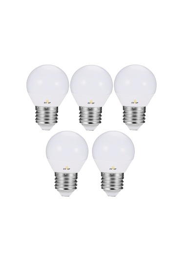 Youtek E27 Led Işık Kaynağı 7w 220-240v 270 Açılı Beyaz Işık 5 Adet İç Mekan Ampülü