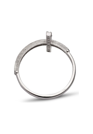 Kuyumcudukkani Haç Yüzük-10213-w-w Beyaz