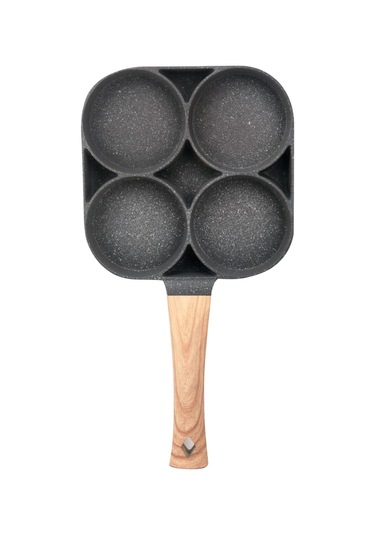 Dört Bölmeli Yumurta Kızartma Tavası Koyu Gri Diğer