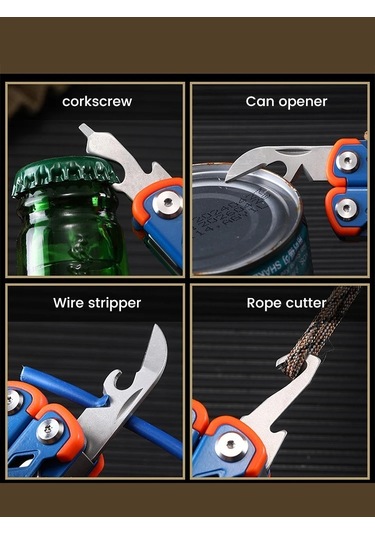 Blue Acil Durum Pensesi 14'ü 1 Arada Çok Amaçlı Alet Çok Amaçlı