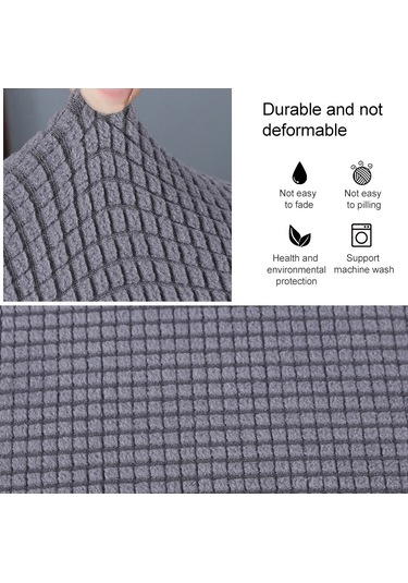 Örme Yastıklı Sandalye Minderi Kılıfı Mor Mor