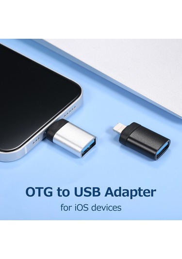 Maiyame Cihazlar İçin Usb 2.0 Otg Adaptörü - Hızlı Veri Transferi 480mb/s - Siyah Mini Taşınabilir Plug & Play
