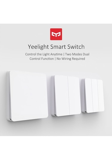Novahub Yeelight Kablosuz Akıllı Anahtar 16a 3d Düğmeyle Mijia Mi Home Ac250v/16a Üçlü Işık Kontrol Cihazı