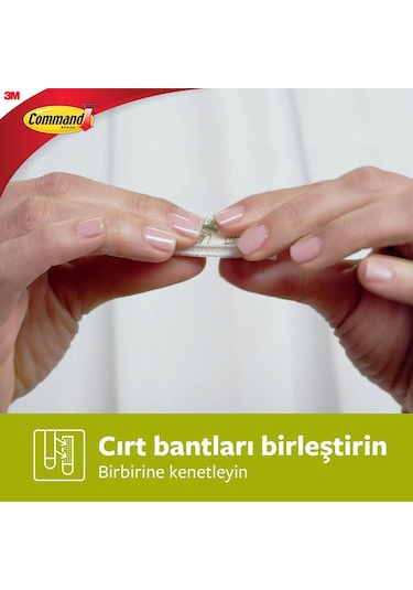 3M Command 17206-2PK Cırt Bant Büyük Boy 2'Li
