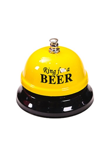 Monyee Tinplate Mutfak Zilcik, Yüksek Sesli Servis Zili, Yuvarlak Tabanlı Restoran/bar/parti Dekorasyonu, Sarı Renk