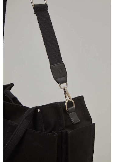 Manuka Kanvas Everyday Bag Siyah