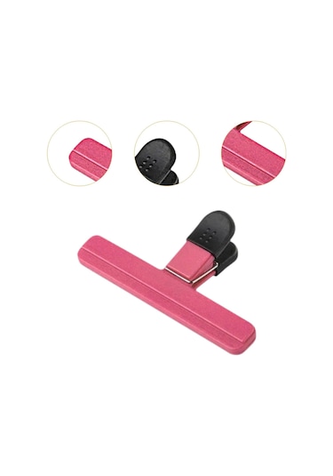 Suntek Fotoğraf Çipi Torbası Klipsi Hava Geçirmez Gıda Pembe