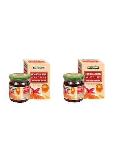 Aksu Vital Ballı & Bitki Karışımı Kudret Narı Macunu 2 x 230 G