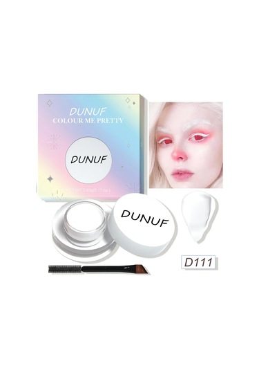 Su Geçirmez Ve Dayanıklı Mat Göz Farı Eyeliner Krem 12 Renkli Kaş Boyası Krem 111 C01