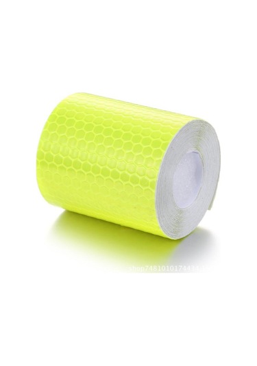 Mavi 5x300 Cm Uyarı Bandı Çıkartmalar Uyarı Işık Reflektörü Koruyucu Etiket Yansıtıcı Film Güvenlik İşareti