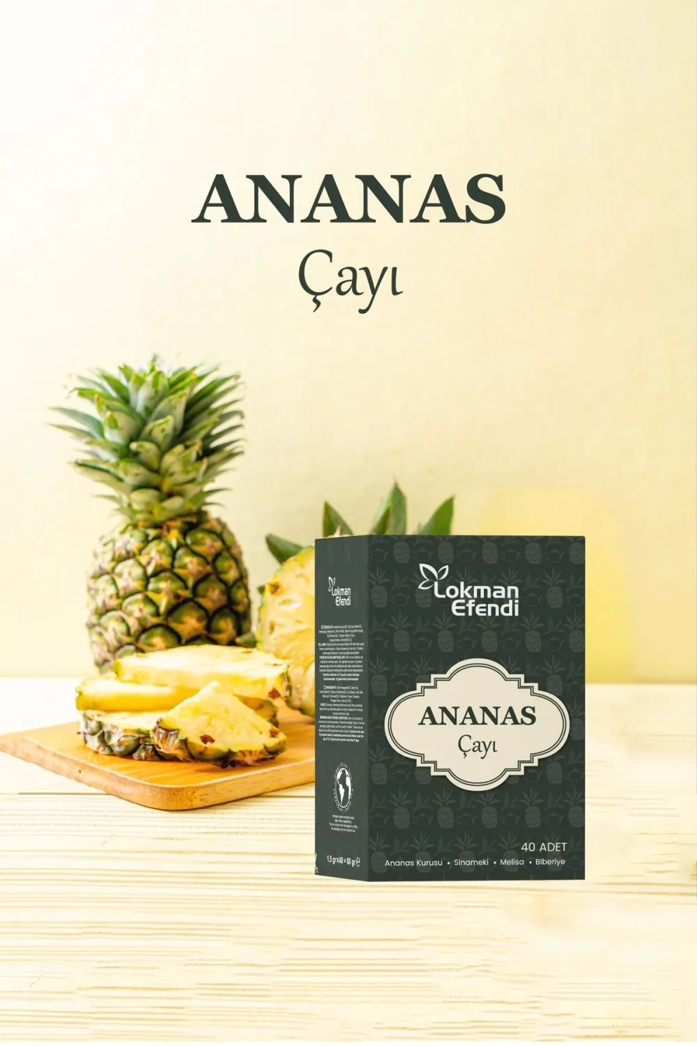 Lokman Efendi Anans Çayı 40'lı Süzen Poşet
