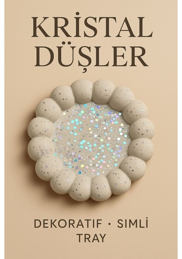 Parıltılı Bubble Sunumluk Pinterest Tabak Taş Tozu Kristal Düşler