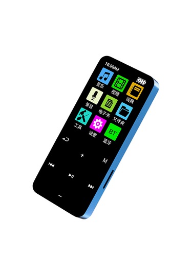 Xindoker 8gb Mavi Bluetooth Mp3 Çalar - 20-30 Saat Oynatma Süresi, 2.0 İnç Ekran, Çoklu Ses Formatı Desteği, Taşınabilir Spor Ve Öğrenci İçin