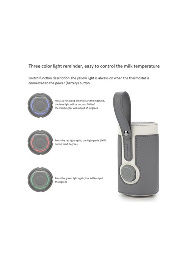 Sones 027 Deri Yalıtımlı Bebek Şişesi Kılıfı Isıtmalı Şişe Çantası, Beden: Ücretsiz Beden Lacivert