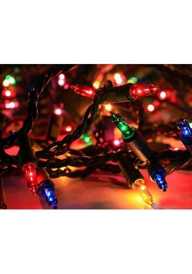 Büro Ev Partisi İçin 10mt 100led 8mod Rgb Led Işıklı Dekor Lambası