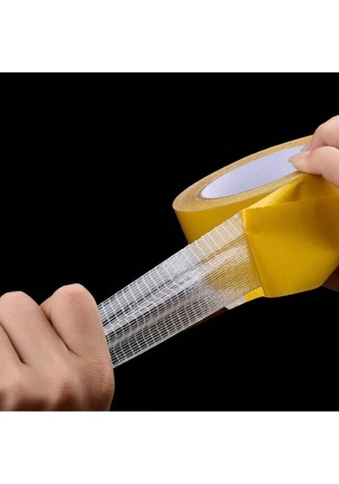 Geniş 10 Metre 5 Cm Çift Taraflı Bant Süper Güçlü Isıya Dayanıklı