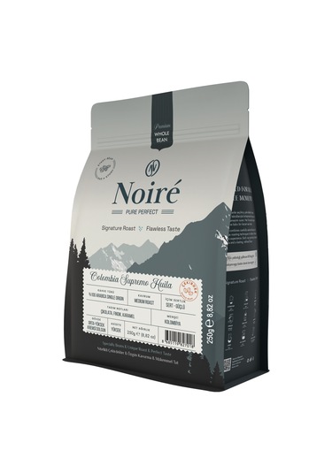 Noire Colombia Supremo Huila 250g %100 Arabica Single Origin Çekirdek