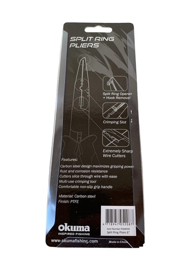Okuma Split Ring Pliers ''6 Balıkçı Pensesi 17cm