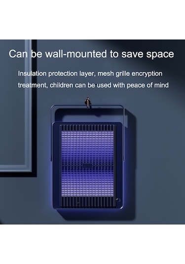 Cbtx Kapalı Açık Elektrikli Işık 2'si 1 Arada Solunum Sivrisinek Tuzağı Sarı