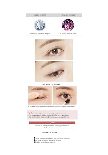 Missha M Dewy Glossy Eyes Parlak ve Işıltılı Görünüm Sunan Göz Farı White Beach