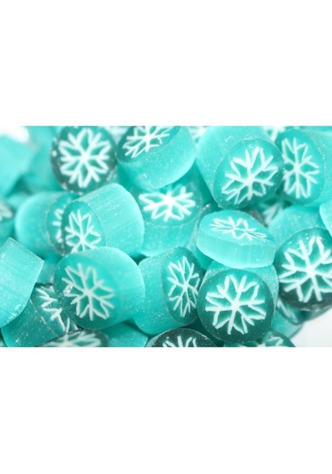 Yılbaşı Özel Kar Tanesi Desenli Lolly Şeker 1000 Gr.