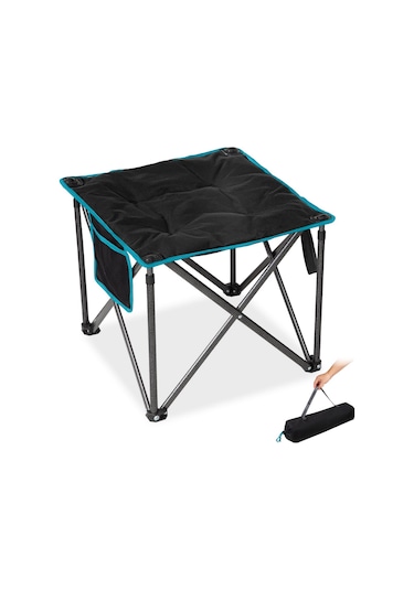 Fundango Cozy Stool Plus Ultra Konforlu Destekli Katlanır Tabure Black Siyah