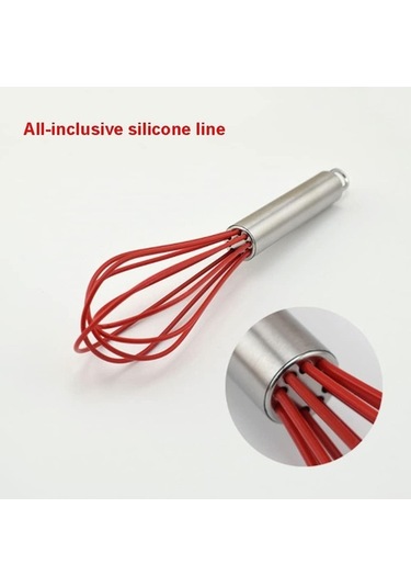 Ulzyvf Yumurta Yapışmaz Tel Siyah Pişirme, Paslanmaz Mutfak Manuel Karıştırma, İçin Çırpma, Çırpıcısı Çelik Beyaz Balon, Atma, Kf Beyaz