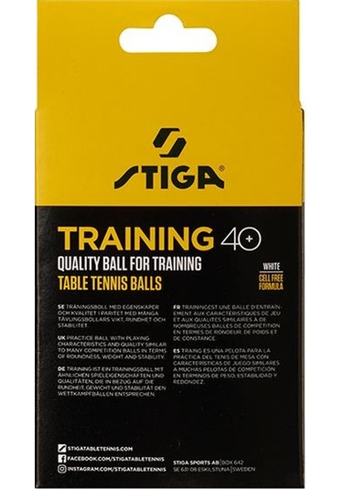Stiga Table Tenis Ball Traınıng Pinpon Topu Beyaz 12li 1110-2610-12