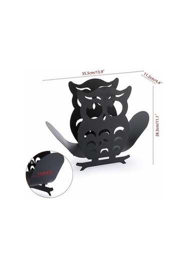 Tongxida Baykuş Banyo Şekilli Metal Kağıtlık Siyah Mutfak Bütçe Mufunye Kağıt İçin Kağıtlığı Diğer