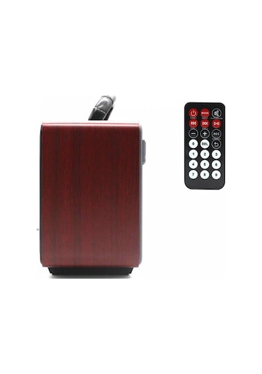 Şarjlı Nostaljik Radyo Meier M-111Bt Bluetoothlu-Kumandalı Usb-Sd