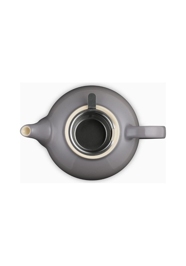 Le Creuset Paslanmaz Çelik Süzgeçli Seramik Çaydanlık, 1.3l Gri